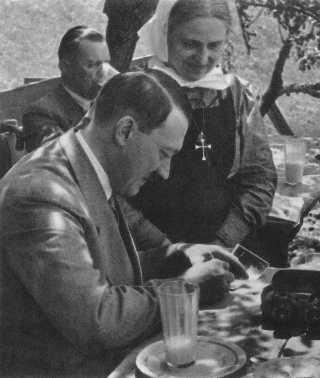 Hitler signing for Catholic nun fan